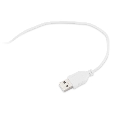 Мышь проводная Oklick 147M белый, 2000 dpi, USB, кнопки - 4
