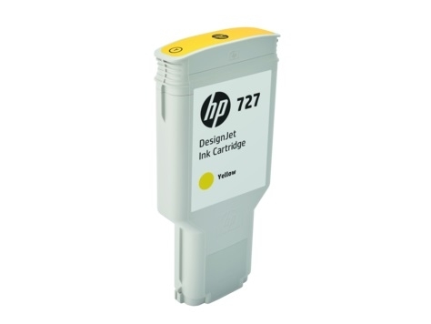 Картридж струйный HP 727 с желтыми чернилами для принтеров Designjet, 300 мл