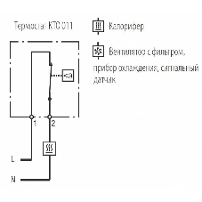 Аксессуар ЦМО Терморегулятор для нагревателя (-10/+50С) (КТО 011 01142.0-00)