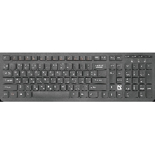 Клавиатура беспроводная Defender ULTRAMATE SM-535 RU USB, радиоканал, черный