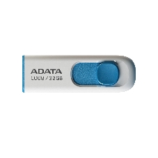 Флешка USB ADATA C008 (AC008-32G-RWE), 32Gb, USB 2.0, R/W 15/5, белый/синий