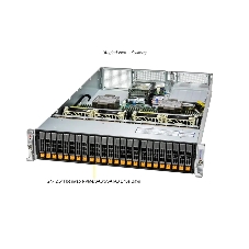 Сервер в сборе SYS-221H-TN24R (bundle12): 2U/2x Xeon Silver 4510/4x DDR5 32GB 5600 ECC/1x SSD NVME 480GB, M.2