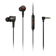 Гарнитура ASUS ROG Cetra II Core чёрный, проводная, mini jack 3.5 мм, вставные