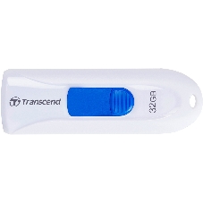 Флешка USB Transcend JetFlash 790 (TS32GJF790W), 32Gb, USB 3.0, R/W 90/40, белый/синий