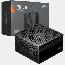 Блок питания PCCOOLER P5-YK1000-B1H, 1000Вт, 80 PLUS Bronze, 135мм, черный