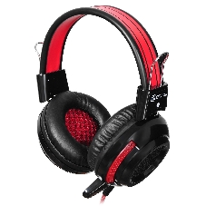 Проводные наушники Oklick HS-G300 черный/красный, полноразмерные, Jack 3.5 мм