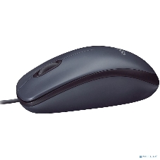 Мышь проводная Logitech M100/100R DARK/GREY (темно-серая/черная), 1000 dpi, USB, кнопки - 3