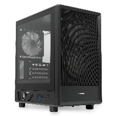 Компьютерный корпус HSPD M310, Mesh Mini-tower, черный, TG, 0.4 SPCC, 3x120мм ARGb mATX, mITX 180/280/160мм 1x2.5