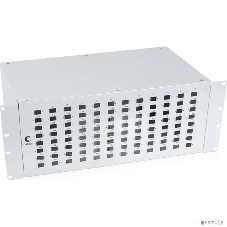 Бокс оптический Cabeus, портов: 96, SC (LC duplex), 192 хОВ, 4U, 176х410х200 мм (ВхШхГ), серый, (FO-19-96SC)