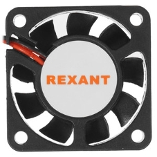 Вентилятор для корпуса Rexant RX 4010MS 24VDC черный, 40 мм, 4800 об/мин, 20 дБ, 2 pin