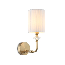 Настенный светильник Ambrella light LH71506 BS/FR латунь/белый матовый E14 max 40W 230*120*310