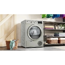 Сушильная машина Bosch WTN86212ME серый, 8 кг, сушка - конденсационная, программ - 8, 59.8 x 84.2 x 61.3 см