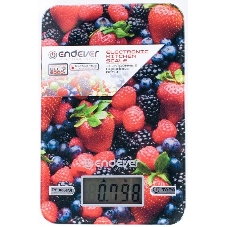 Весы кухонные Endever Skyline KS-528 (5кг, стекло, ягоды)