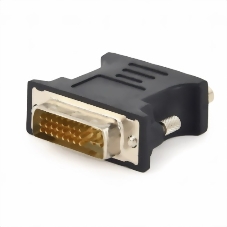 Переходник DVI-VGA Cablexpert A-DVI-VGA-BK, 29M/15F, черный, пакет