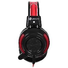 Проводные наушники Oklick HS-G300 черный/красный, полноразмерные, Jack 3.5 мм
