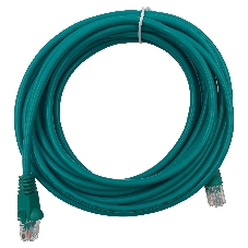 Патч-корд Buro UTP 4 пары cat.5e CCA molded 5м зеленый RJ-45 (m)-RJ-45 (m)
