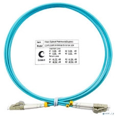 Шнур оптический Cabeus FOP-50-LC-LC-1.5m duplex LC-LC 50/125 мм OM3 1,5м LSZH