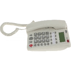Телефон проводной Ritmix RT-550 белый/серый
