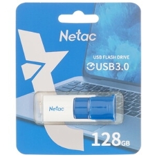 Флешка USB Netac U182 красный USB 3.0 Flash 128Gb, NT03U182N-128G-32RE, выдвижной