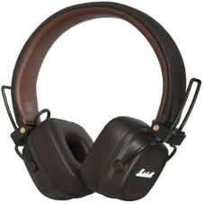 Беспроводные/проводные наушники Marshall Major V коричневый, накладные, Bluetooth + проводной, беспроводная зарядка, до 100 ч
