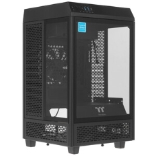 Компьютерный корпус Thermaltake The Tower 100 Racing Green без БП miniITX 1x120мм 3x140мм 2xUSB 3.0 audio bott PSU