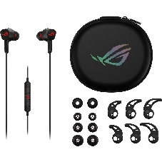 Гарнитура ASUS ROG Cetra II Core чёрный, проводная, mini jack 3.5 мм, вставные