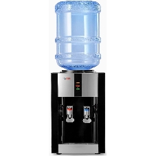 Кулер для воды AEL TC-AEL-47, верхняя загрузка, нагрев 94 °С, охлаждение 10 °С, черный/серебристый