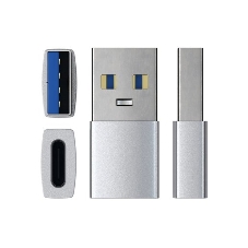 Адаптер Satechi USB Type-A to Type-C. Цвет серебристый.