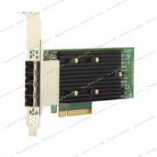 Адаптер HBA SAS 9400-16e SGL (05-50013-00), PCIe 3.1 x8 LP, Tri-Mode SAS/SATA/NVMe 12G HBA, 16port(2*ext SFF8644), 3416 IOC
