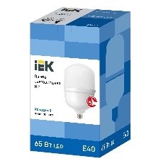 Лампа светодиодная IEK LLE-HP-65-230-65-E40 HP 65Вт 230В 6500К E40