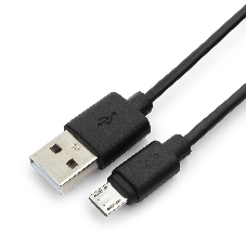 Кабель Гарнизон Кабель USB 2.0 Pro, AM/microBM 5P, 1м, черный, пакет (GCC-mUSB2-AMBM-1M)