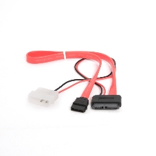 Кабель Gembird/Cablexpert Combo miniSATA, molex+SATA/miniSATA, 6pin+7pin, (длина инт-50 см, пит-30 см)