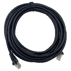 Патч-корд Buro UTP 4 пары cat.5e CCA molded 5м черный RJ-45 (m)-RJ-45 (m)