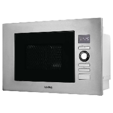 Встраиваемая микроволновая печь Korting KMI 720 X серебристый, 20 л, 900 Вт, переключатели - кнопки, поворотный механизм
