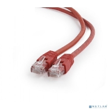 Патч-корд UTP Cablexpert cat.6, 0.5м, литой, многожильный, красный