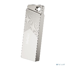 Флешка USB Netac UM1 (NT03UM1N-128G-32PN), 128Gb, USB 3.2, R/W 150/45, серебристый
