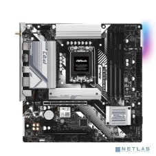 Материнская плата ASRock B760M Pro RS/D4 WiFi, LGA 1700, Intel B760, 4xDDR4, 4xSATA, 2xM.2, 1xPCIe 4.0 x16, DisplayPort, HDMI, USB Type-C, 1x2.5Gb LAN, Wi-Fi 6E, Bluetooth, 3x3.5 мм, 7.1, microATX