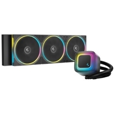 Система жидкостного охлаждения Deepcool LE360 PRO ARGb Soc-AM5/AM4/1200/1700/1851 черный 4-pin 19-33dB Al 300W 1817gr Ret (R-LE360PRO-BKAMMC-G-1)
