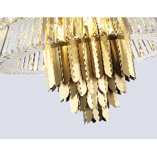 Люстра Ambrella light LH41023/18 BS/CL латунь/прозрачный E14*18 max 40W D700*750