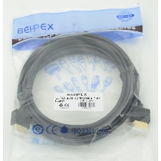 Кабель HDMI Behpex Gold Plated Connector, Ver1.4, Ultra Slim HDMI(19pin)/HDMI(19pin) (5м) феррит.кольца позолоченные контакты Кабель HDMI Behpex Gold Plated Connector, Ver1.4, Ultra Slim HDMI(19pin)/HDMI(19pin) (5м) феррит.кольца позолоченные контакты