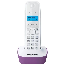 Телефон беспроводной (DECT) Panasonic KX-TG1611RUF (сиреневый) АОН, Caller ID,12 мелодий звонка,подсветка дисплея,поиск трубки