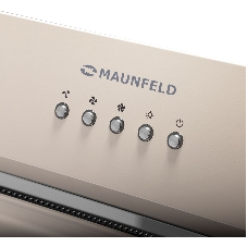 Вытяжка встраиваемая Maunfeld TRAPEZE 602IG бежевый, 60 см, 1150 куб. м/ч, 54 дБ