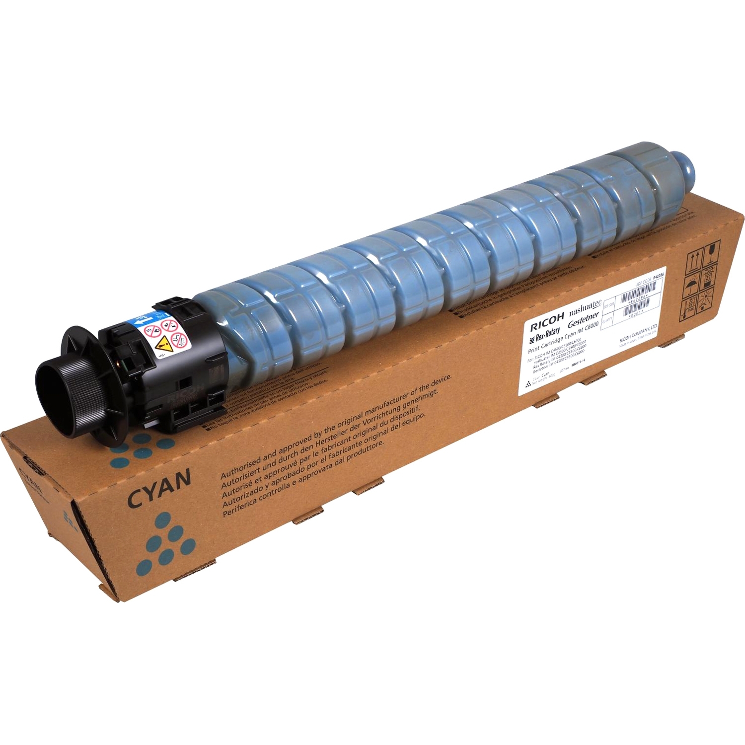 Картридж лазерный Ricoh тип IM C6000 голубой, IM C4500/C5500/C6000