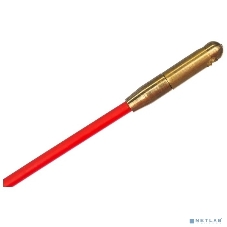 Протяжка кабельная Rexant (мини УЗК в бухте), стеклопруток, d=3,5 мм 50 м, красная