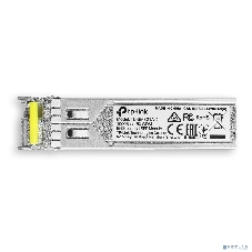 Модуль SFP TP-Link 1000Base-BX WDM Bi-Directional SFP module, TX: 1550 nm and RX: 1310 nm, 1 LC Simplex port, up to 2 km transmission distance in 9/125 μm SMF (Single-Mode Fiber), Supports Digital Diagnostic Monitoring (DDM).
