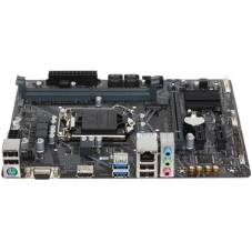 Материнская плата Gigabyte H810M H, LGA1851, Intel H810, 2xDDR5, 4xSATA, 1xM.2, 1xPCIe 4.0 x16, 1xPCIe 3.0 x1, 1xHDMI, 1xD-Sub, 1x1Gb LAN, 1xUSB-C 5Gbps, 4xUSB-A 5Gbps, 7xUSB-A 2.0, 3x3.5 мм, 7.1, mATX