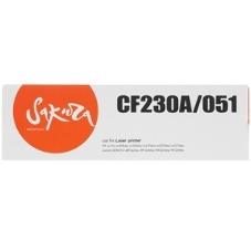 Картридж лазерный Sakura CF230A/051 для HP и Canon, черный, 1 700 к.