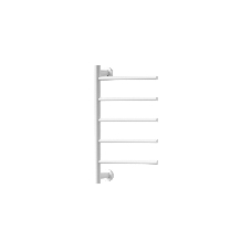 Полотенцесушитель дизайнерский электрический BAU Nimb White 62,5х40, подключение нижнее, белый матов