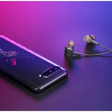 Гарнитура ASUS ROG Cetra II Core чёрный, проводная, mini jack 3.5 мм, вставные