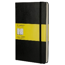 Блокнот Moleskine CLASSIC QP061 Large 130х210 мм, 240 страниц, клетка, твердая обложка, черный
